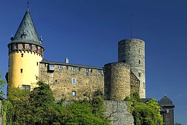 Genovevaburg Castle with Goloturm Tower, Mayen, Rhineland-Palatinate, Germany, Europe