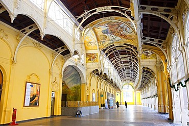 Cast-iron colonnade, Marianske Lazne, Czech Republic, Europe