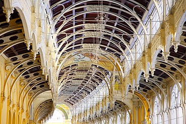 Cast-iron colonnade, Marianske Lazne, Czech Republic, Europe