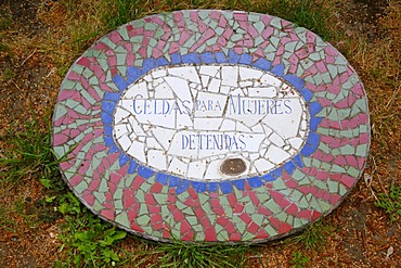 Name plaque, Villa Grimaldi, torture center, Santiago de Chile, Chile, South America