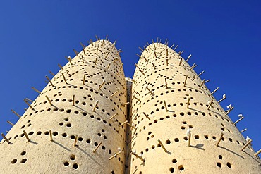 Pigeon towers, Cultural Village, Doha, Qatar, Persian Gulf, Middle East, Asia