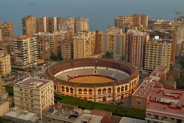 Plaza de toros bullring, La Malagueta district, Malaga, Costa del Sol, Andalusia, Spain, Europe