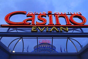 Casino Evian, Evian-les-Bains on Lake Geneva, Haute-Savoie, France, Europe