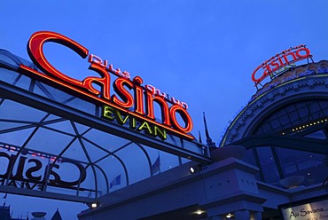 Casino Evian, Evian-les-Bains on Lake Geneva, Haute-Savoie, France, Europe