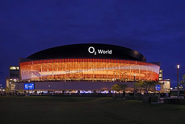 O2 World, O2-Arena stadium, Anschutz Entertainment Group company, Friedrichshain district, Berlin, Germany, Europe