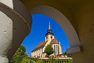 Eglise Catholique Paroisse Sainte Trinite, Catholic Trinity Church, Lauterbourg, Alsace, France, Europe