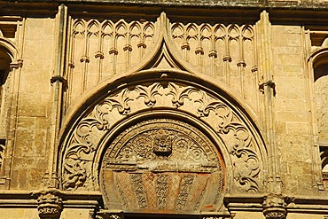 Detail of the western facade of the the Great Mosque, Cordoba, Andalusia, Spain, Europe