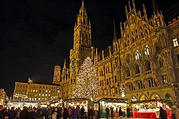 Christmas market, Munich, Bavaria, Germany, Europe