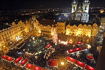 Christmas Market, Prague, Czech Republic, Europe