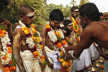 Thaipusam festival in Tenkasi, Tamil Nadu, Tamilnadu, South India, India, Asia