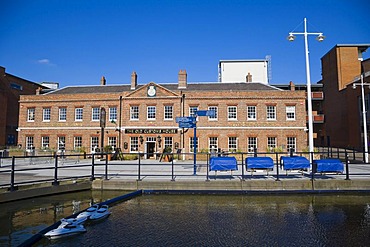 The Old Customs House at The Canalside of Gunwharf Quays, Portsmouth, Hampshire, England, United Kingdom, Europe