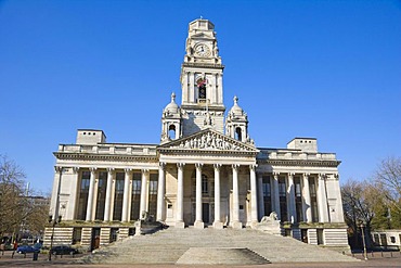 Guildhall, Portsmouth City Council, Guildhall Square, Portsmouth, Hampshire, England, United Kingdom, Europe