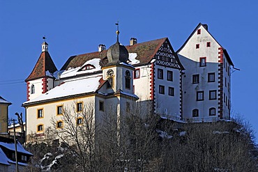 Egloffstein Castle, first mentioned in 1358, Rittergasse 80b, Egloffstein, Upper Franconia, Bavaria, Germany, Europe