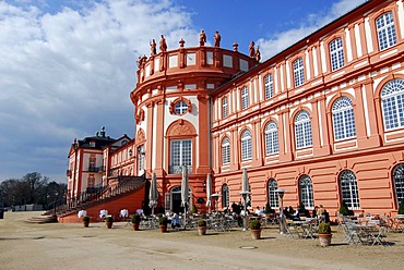 Baroque Biebrich Castle, Wiesbaden-Biebrich, Hesse, Germany, Europe