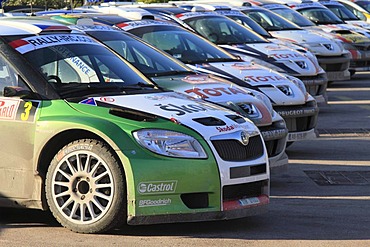 Presentation of the racing cars of the Monte Carlo Rally 2010, port of La Condamine, Monaco, Cote d'Azur, Europe