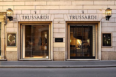 Trussardi fashion store, Via dei Condotti, Rome, Lazio, Italy, Europe