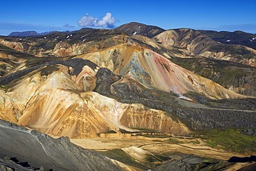 Mountains in the Landmannalaugar region near the Hekla volcano, Iceland, Europe