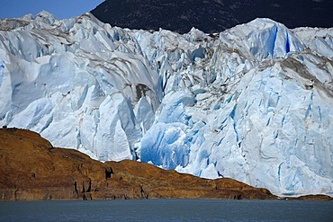 Viedma Glacier with Lago Viedma glacier lake, El Chalten, Patagonia, Argentina, South America