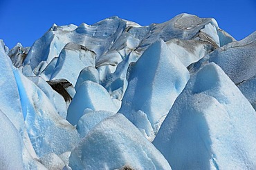 Glacier, detail, Viedma Glacier, El Chalten, Patagonia, Argentina, South America