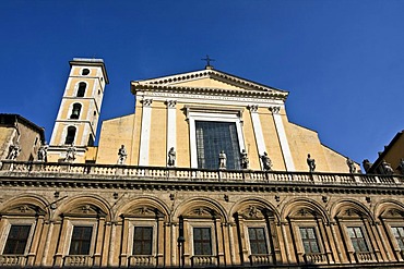 The Church of the Twelve Holy Apostles, baroque, architects Baccio Pontelli, Carlo Rainaldi, Carlo Fontana, 1714, Rome, Italy, Europe