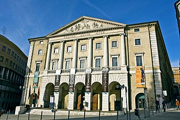 Teatro delle Muse theatre, 1827, neoclassical, architect Pietro Ghinelli, Ancona, Marche, Italy, Europe