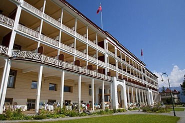 Hotel Schatzalp in the Schatzalp mountain resort, Art Nouveau hotel, Davos, Grisons, Switzerland, Europe