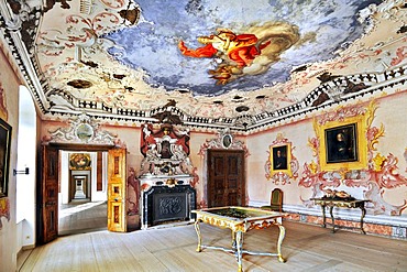 Room in the Benedictine Abbey in Ottobeuren, Bavaria, Germany, Europe