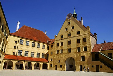 Trausnitz Castle near Landshut, Bavaria, Germany, Europe