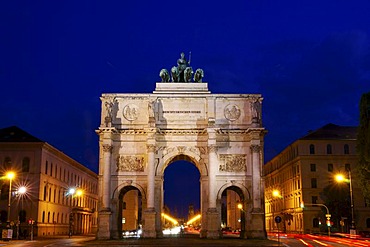 Victory Gate, Munich, Bavaria, Germany, Europe