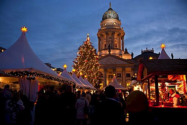 Christmas market on Gendarmenmarkt, Berlin, Germany, Europe