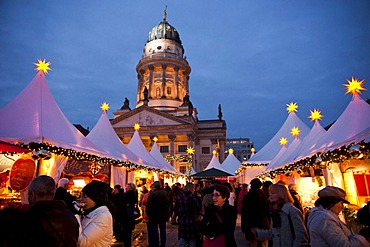 Christmas market on Gendarmenmarkt, Berlin, Germany, Europe