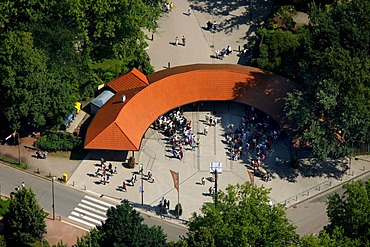 Aerial view, Zoom Erlebniswelt leisure park, Haverkamp, Gelsenkirchen, Ruhrgebiet region, North Rhine-Westphalia, Germany, Europe