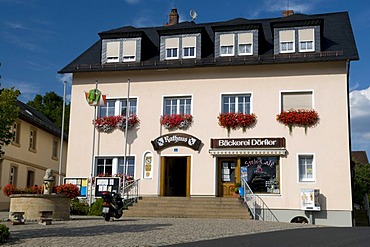 Town Hall, Wonsees, Wiesenttal, Franconian Switzerland, Franconia, Bavaria, Germany, Europe