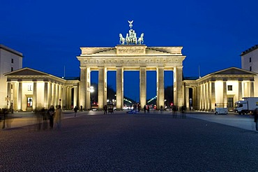 Brandenburger Tor Brandenburg Gate at night, Berlin, Germany, Europe