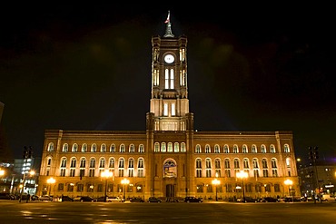 Berlin City Hall also known Red Town Hall, Berlin, Germany, Europe