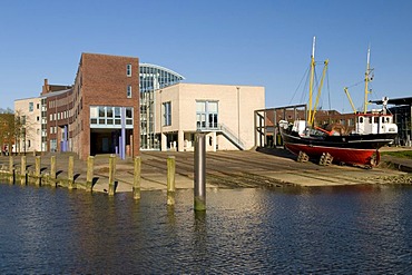 Shipyard of Husum, Husum, North Friesland, Schleswig-Holstein, Germany, Europe