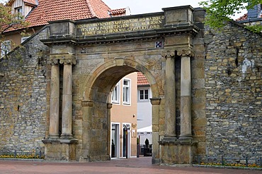 Heger Tor gate, former city gate, Osnabrueck, Lower Saxony, Germany, Europe