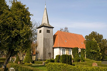 Schifferkirche mariners church in Arnis, Schlei, Schleswig-Holstein, Germany, Europe