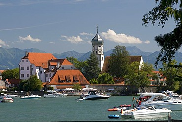 Wasserburg am Bodensee village, Bavaria, Germany, Europe