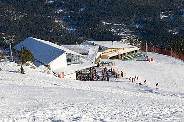 Eisensteiner Huette mountain inn at the Grosser Arber, Bavarian Forest Nature Park, Bavaria, Germany, Europe