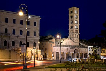 Church of Santa Maria in Cosmedin, Piazza Bocca della Verita, Rome, Italy, Europe