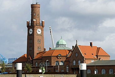 Hapag-Hallen halls in the old fishing port, North Sea resort Cuxhaven, Lower Saxony, Germany, Europe