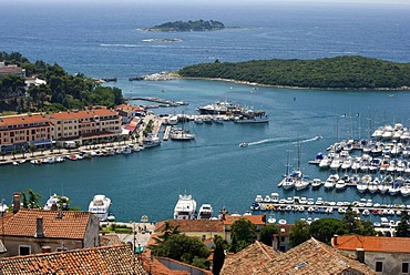 Vrsar port on the Adriatic coast, Istria, Croatia, Europe