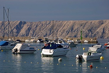 Boats in the port, Novi Vinodolski, Kvarner Gulf, Croatia, Europe