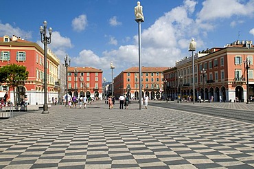 Place Massena, Nice, Cote d'Azur, Provence, France, Europe