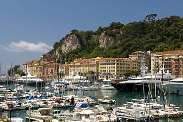 Bassin Lympia harbor, Nice, Cote d'Azur, Provence, France, Europe