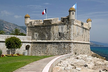 Bastion du Vieux Port fortress, Jean Cocteau Museum, Menton, Cote d'Azur, Provence, France, Europe