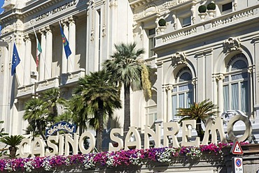 Casino Municipale, San Remo, Riviera, Liguria, Italy, Europe