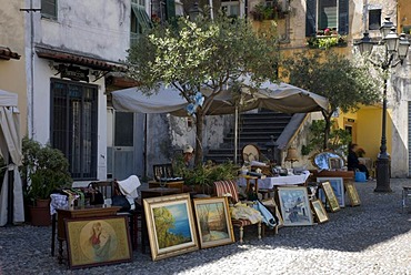 Piazza San Siro in the historic centre, San Remo, Riviera, Liguria, Italy, Europe