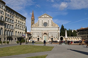 Gothic Dominican church of Santa Maria Novella, UNESCO World Heritage Site, Florence, Tuscany, Italy, Europe